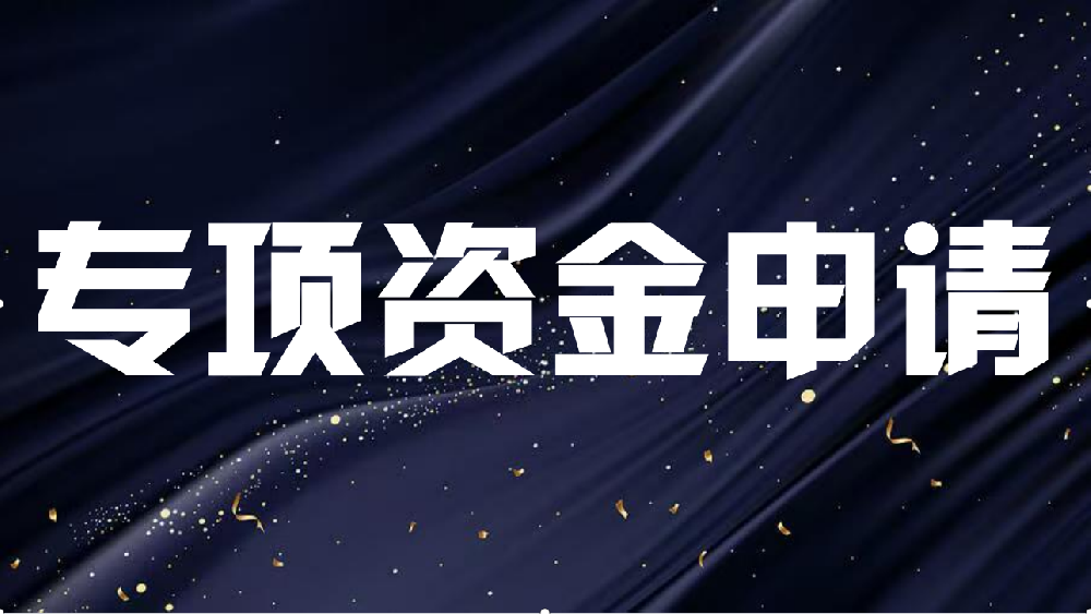 专项资金申请报告